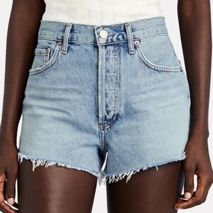 Agolde Parker Vintage Cut Off Shorts In Swapmeet